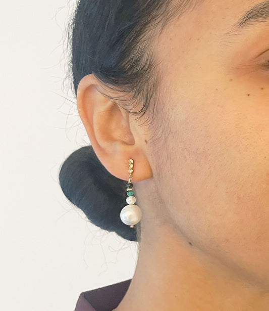 Elegant custom pearl earrings for stylish women