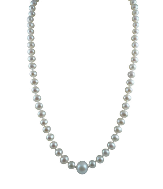 Modern mens pearl necklace for stylish contemporary men